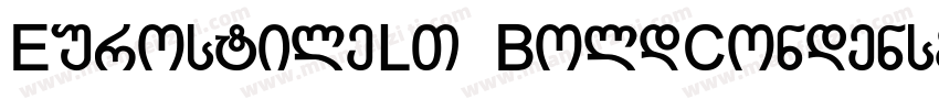 EurostileLT BoldCondensed GBpc EUC 字体转换